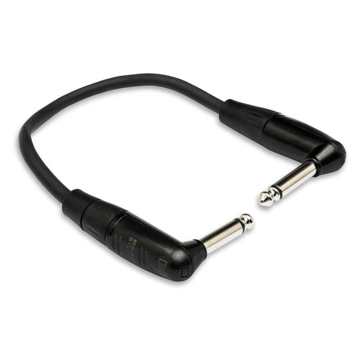 Hosa HGTR000.5RR Pro Guitar Patch Cable REAN Right-Angle to Same (6) (HOS-HGTR0005RR) - Gsus4