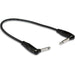 Hosa HGTR001RR Pro Guitar Patch Cable REAN Right-Angle to Same (12") (HOS-HGTR001RR) - Gsus4