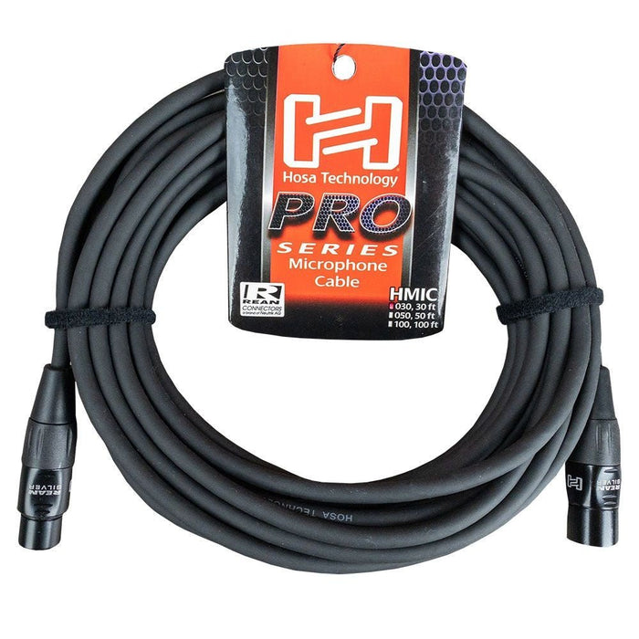 Hosa HMIC100 Hosa Pro Microphone Cable REAN XLR3F to XLR3M (100 ft) (HOS-HMIC100) - Gsus4