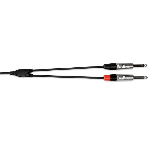 Hosa HMP-006Y REAN 3.5mm TRS to Dual 1/4" TS Pro Stereo Breakout Cable (6ft) (HOS-HMP006Y) - Gsus4