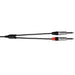 Hosa HMP-006Y REAN 3.5mm TRS to Dual 1/4" TS Pro Stereo Breakout Cable (6ft) (HOS-HMP006Y) - Gsus4