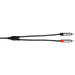 Hosa HMR-006Y 3.5mm TRS to Dual RCA Stereo Breakout Cable (6ft) (180cm) (HOS-HMR006Y) - Gsus4