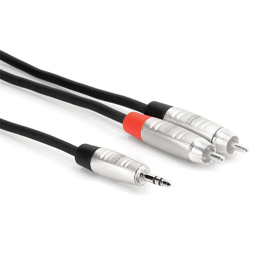 Hosa HMR-006Y 3.5mm TRS to Dual RCA Stereo Breakout Cable (6ft) (180cm) (HOS-HMR006Y) - Gsus4