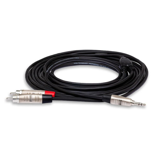 Hosa HMR003Y Hosa Pro Stereo Breakout REAN 3.5 mm TRS to Dual RCA (3 ft) (HOS-HMR003Y) - Gsus4