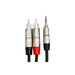 Hosa HMR003Y Hosa Pro Stereo Breakout REAN 3.5 mm TRS to Dual RCA (3 ft) (HOS-HMR003Y) - Gsus4