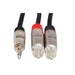 Hosa HMR003Y Hosa Pro Stereo Breakout REAN 3.5 mm TRS to Dual RCA (3 ft) (HOS-HMR003Y) - Gsus4