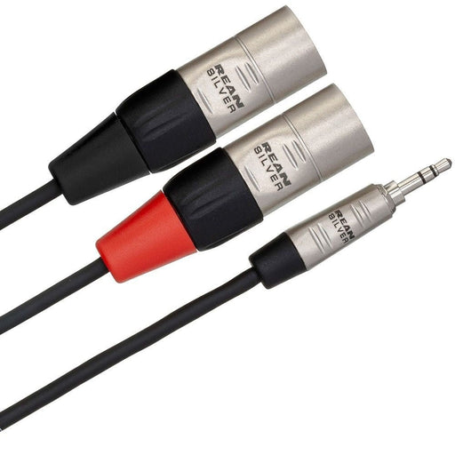 Hosa HMX010Y Pro 3.5mm TRS to Dual XLR(M) Stereo Breakout Cable (3m) (HOS-HMX010Y) - Gsus4