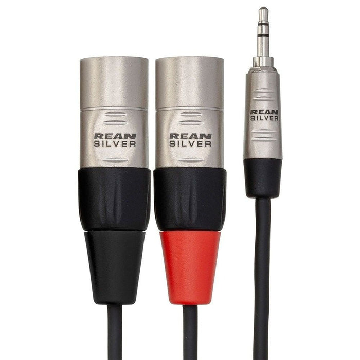 Hosa HMX010Y Pro 3.5mm TRS to Dual XLR(M) Stereo Breakout Cable (3m) (HOS-HMX010Y) - Gsus4