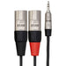 Hosa HMX010Y Pro 3.5mm TRS to Dual XLR(M) Stereo Breakout Cable (3m) (HOS-HMX010Y) - Gsus4