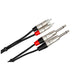 Hosa HPR020X2 Pro Stereo Interconnect Dual REAN 1/4 in TS to RCA (20 ft) (HOS-HPR020X2) - Gsus4