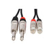 Hosa HPR020X2 Pro Stereo Interconnect Dual REAN 1/4 in TS to RCA (20 ft) (HOS-HPR020X2) - Gsus4