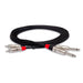 Hosa HPR020X2 Pro Stereo Interconnect Dual REAN 1/4 in TS to RCA (20 ft) (HOS-HPR020X2) - Gsus4