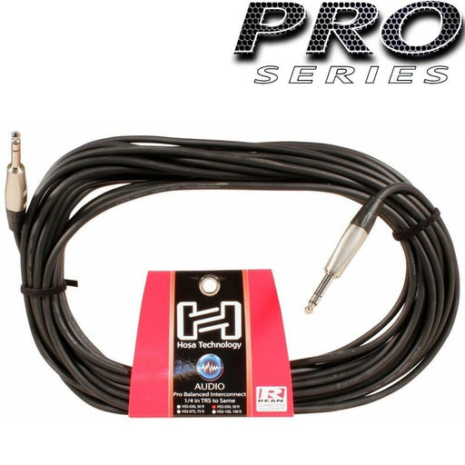 Hosa HSS-050 REAN 1/4" TRS to Same Pro Balanced Interconnect Cable (50ft) (HOS-HSS050) - Gsus4