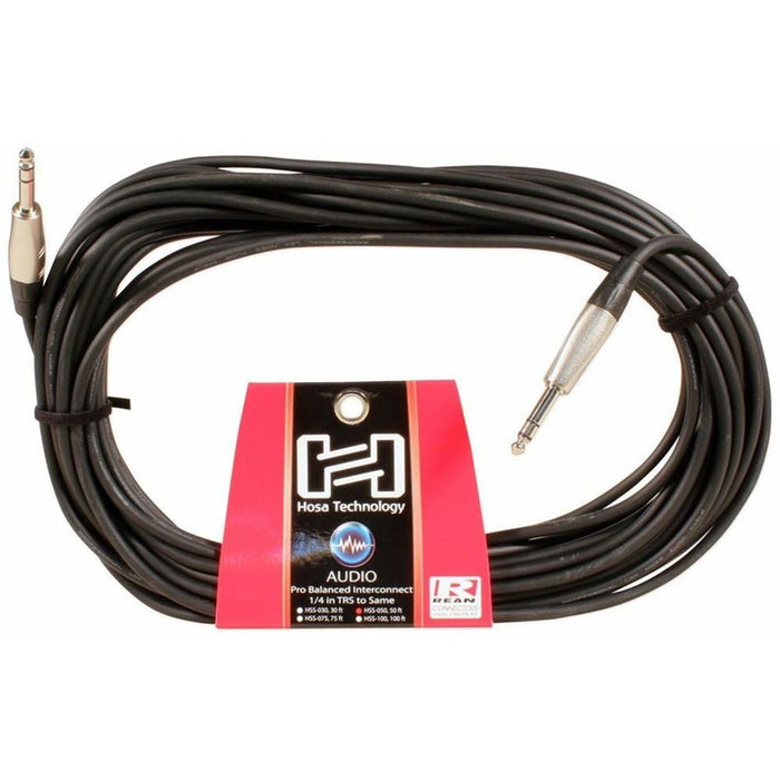 Hosa HSS-050 REAN 1/4" TRS to Same Pro Balanced Interconnect Cable (50ft) (HOS-HSS050) - Gsus4