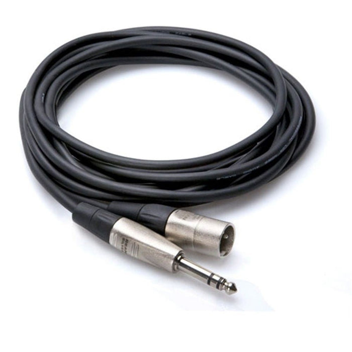 Hosa HSX-015 REAN 1/4" TRS to XLR(M) Pro Balanced Interconnect Cable (15ft) (HOS-HSX015) - Gsus4