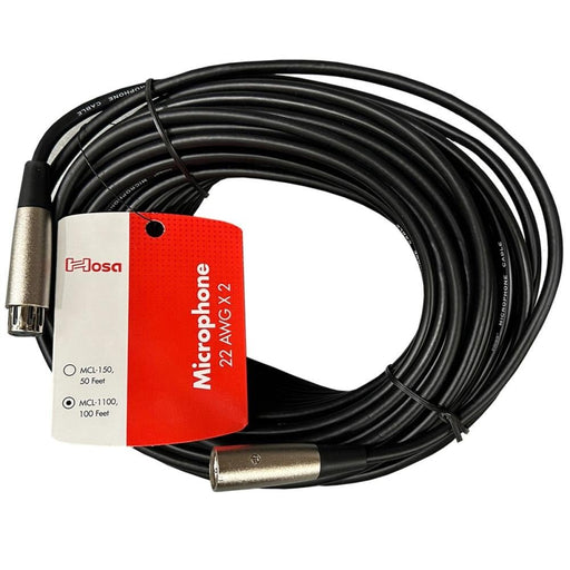 Hosa MCL-1100 XLR Microphone Cable (100ft) (HOS-MCL1100) - Gsus4