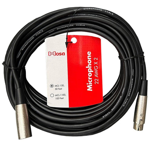 Hosa MCL-150 XLR Microphone Cable (50ft) (HOS-MCL150) - Gsus4