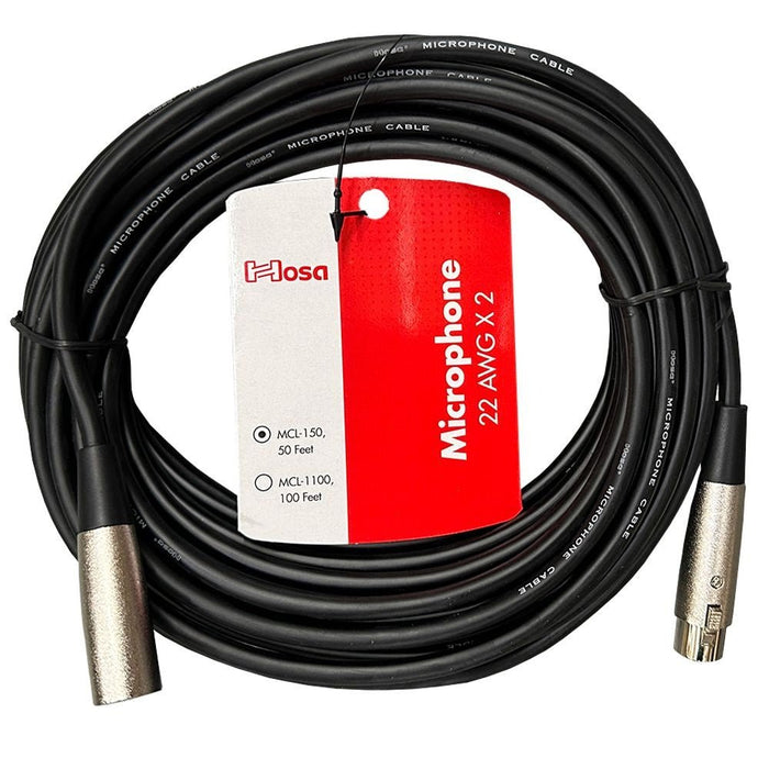 Hosa MCL-150 XLR Microphone Cable (50ft) (HOS-MCL150) - Gsus4