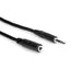 Hosa | MHE125 | Headphone Extension Cable | 3.5mm TRS Male To Female | 25 Ft / 7.6M (HOS - MHE125) - Gsus4