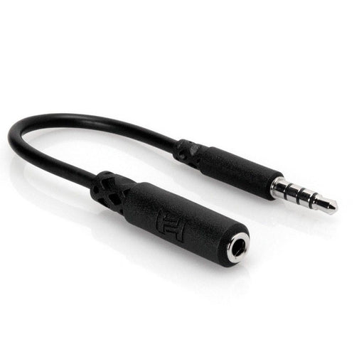 Hosa MHE158 Headphone Adapter 3.5 mm TRRS to Slim 3.5 mm TRRS (HOS-MHE158) - Gsus4