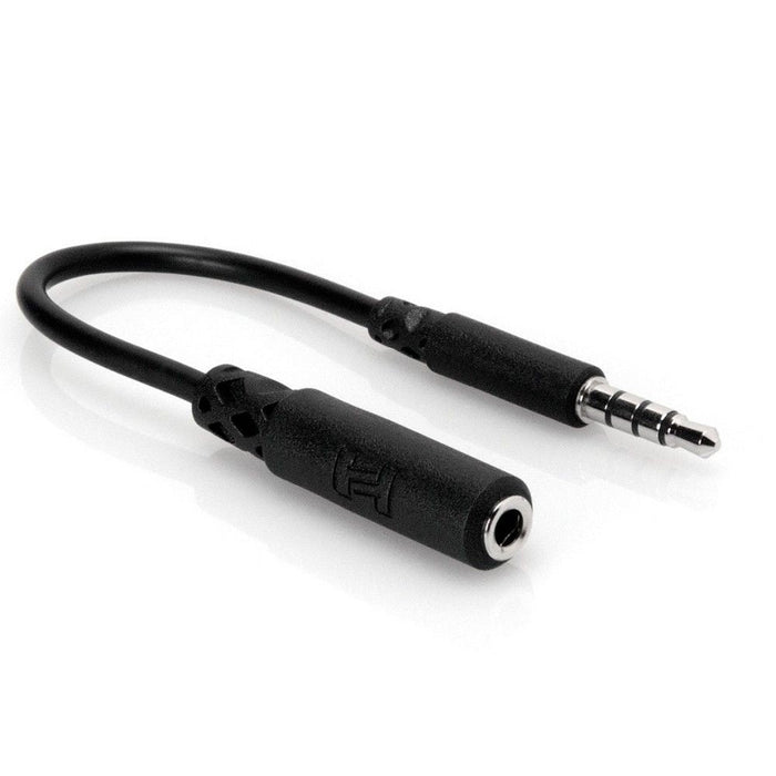 Hosa MHE158 Headphone Adapter 3.5 mm TRRS to Slim 3.5 mm TRRS (HOS-MHE158) - Gsus4