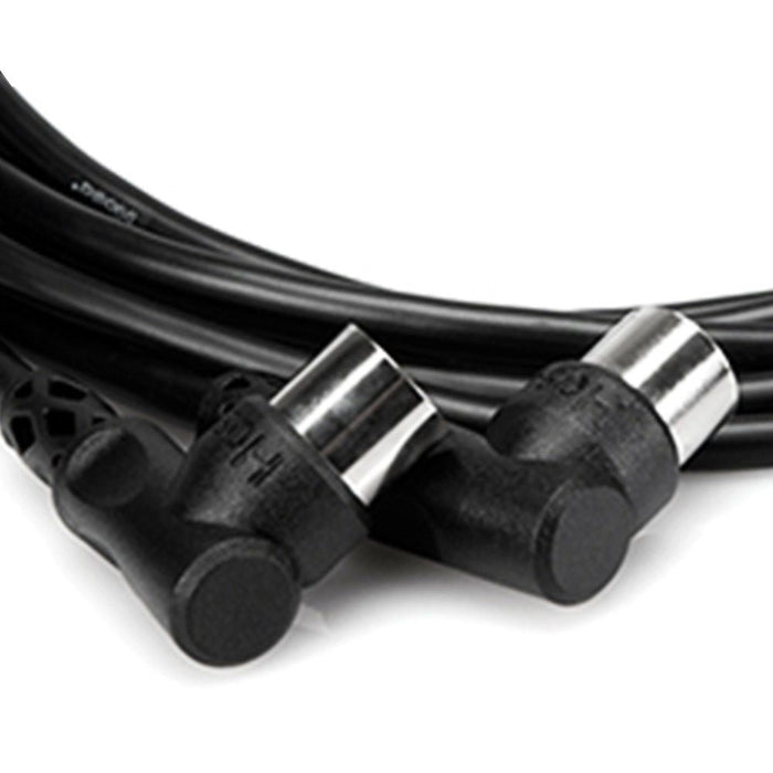 Hosa MID-303RR Right-Angle 5-Pin DIN to Same MIDI Cable (3ft) (HOS-MID303RR) - Gsus4