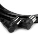 Hosa MID-303RR Right-Angle 5-Pin DIN to Same MIDI Cable (3ft) (HOS-MID303RR) - Gsus4