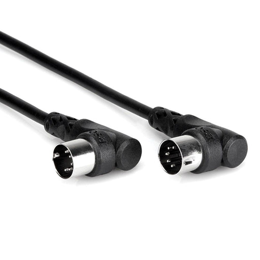 Hosa MID-303RR Right-Angle 5-Pin DIN to Same MIDI Cable (3ft) (HOS-MID303RR) - Gsus4