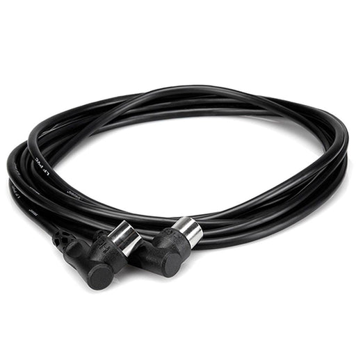 Hosa MID-305RR Right-Angle 5-Pin DIN to Same MIDI Cable (5ft) (HOS-MID305RR) - Gsus4