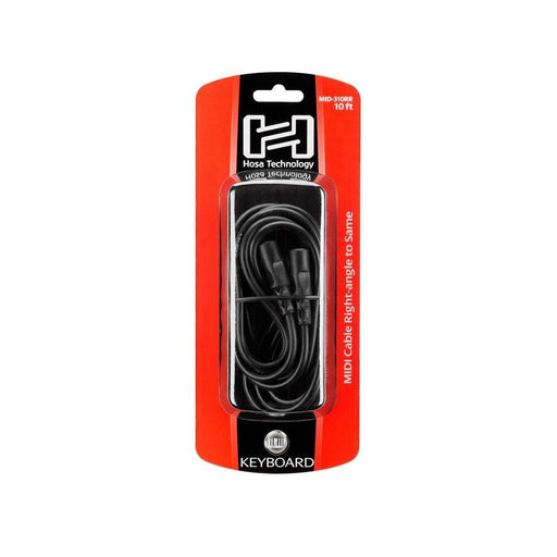 Hosa MID310RR Right-Angle MIDI Cable Right-Angle 5-pin DIN to Same (10 ft) (HOS-MID310RR) - Gsus4