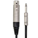 Hosa MIT176 Mic-Line Impedance Transformer XLR3F to 1/4 in TS 6 in (HOS-MIT176) - Gsus4