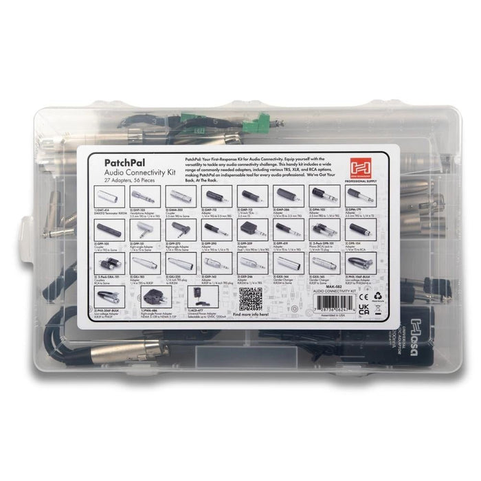 Hosa Patch Pal Multi Adapter Kit (HOS-MAK582) - Gsus4