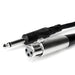 Hosa PXF-102 XLR(F) to 1/4" TS Unbalanced Interconnect Cable (2ft) (HOS-PXF102) - Gsus4