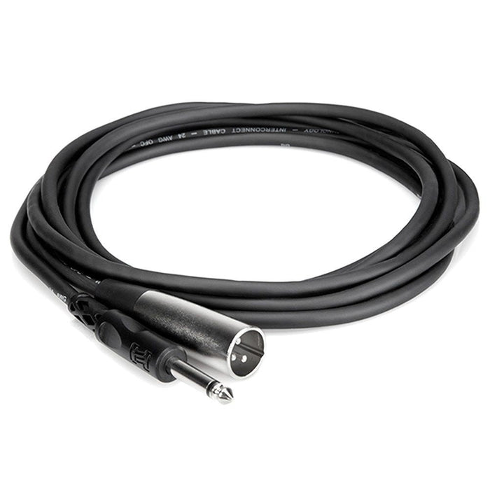 Hosa PXM-110 1/4" TS to XLR(M) Unbalanced Interconnect Cable (10ft) (HOS-PXM110) - Gsus4
