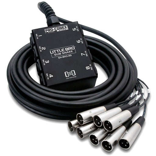 Hosa SH-8X0-25 8-In/0-Out Little Bro Sub Snake (25ft) (HOS-SH8X025) - Gsus4