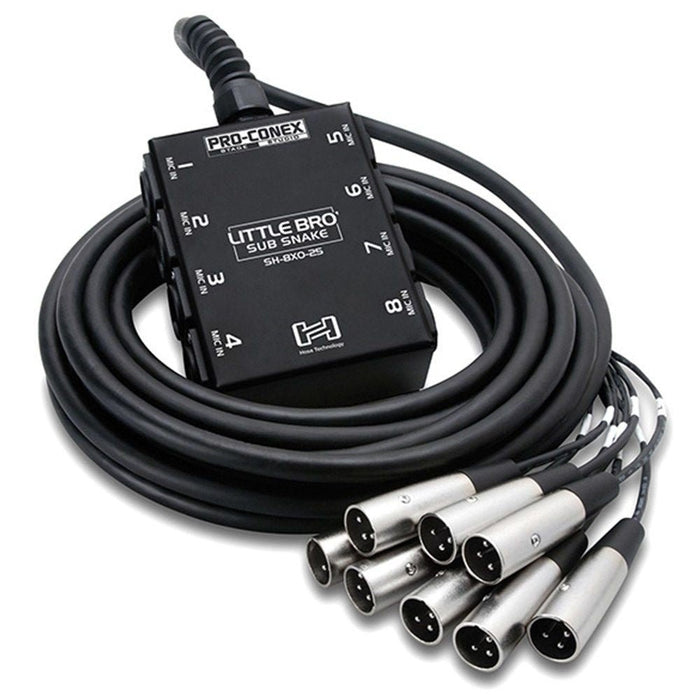 Hosa SH-8X0-50 8-In/0-Out Little Bro Sub Snake (50ft) (HOS-SH8X050) - Gsus4