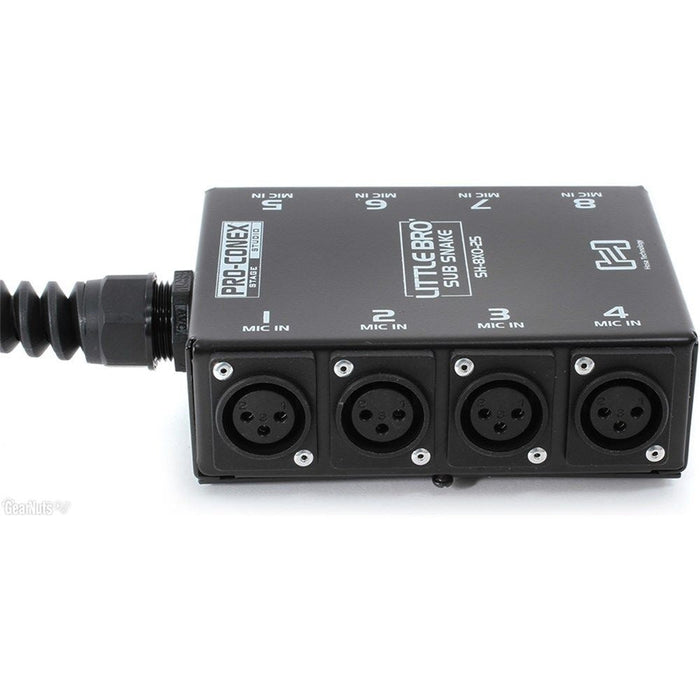 Hosa SH-8X0-50 8-In/0-Out Little Bro Sub Snake (50ft) (HOS-SH8X050) - Gsus4