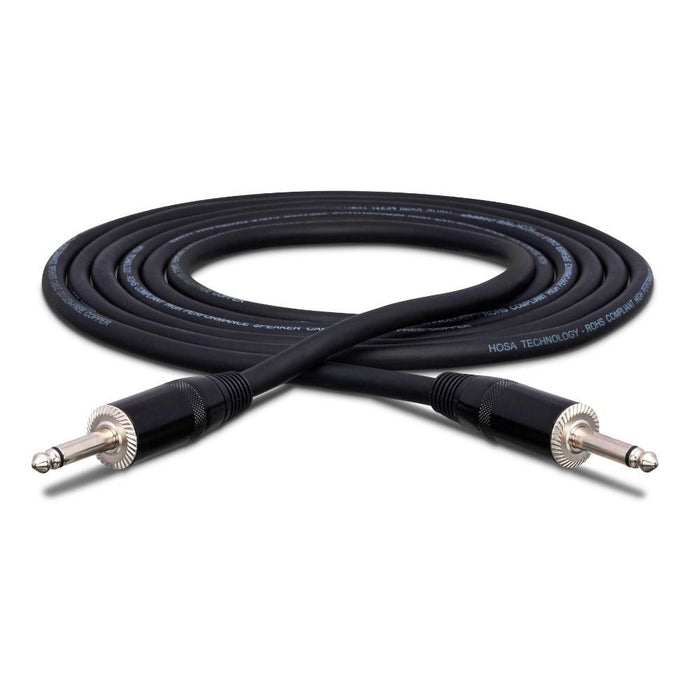 Hosa SKJ405 Pro Speaker Cable REAN 1/4 in TS to Same (5 ft) (HOS-SKJ405) - Gsus4