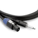 Hosa SKT-403Q REAN Loudspeaker to 1/4" TS Pro Speaker Cable (3ft) (HOS-SKT403Q) - Gsus4