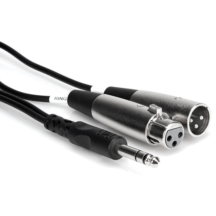 Hosa SRC-204 1/4" TRS to XLR(M) & XLR(F) Insert Cable (4m) (HOS-SRC204) - Gsus4
