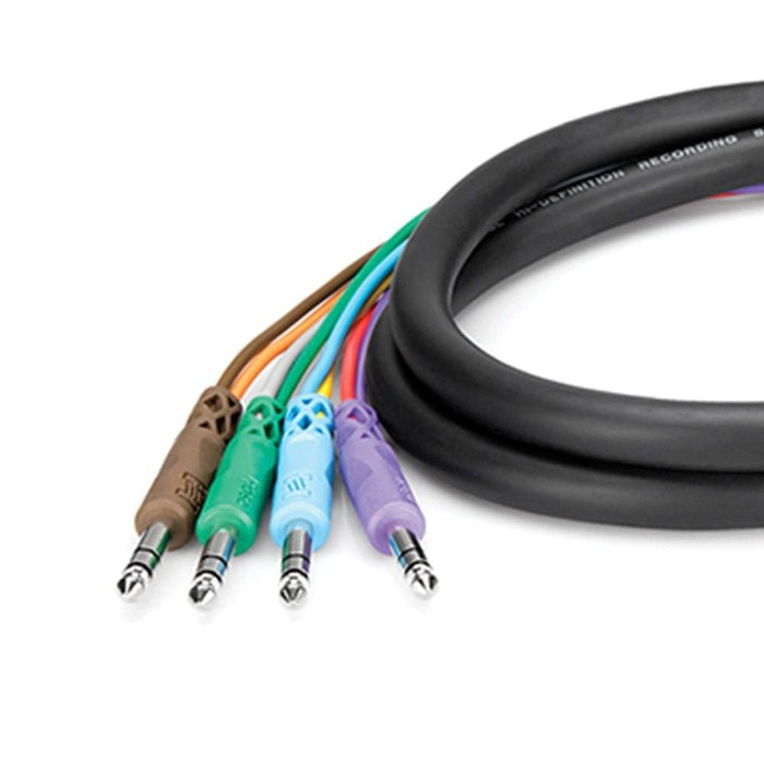 Hosa STP802 1/4" TRS to Dual 1/4" TS Insert Snake (2m) (HOS-STP802) - Gsus4