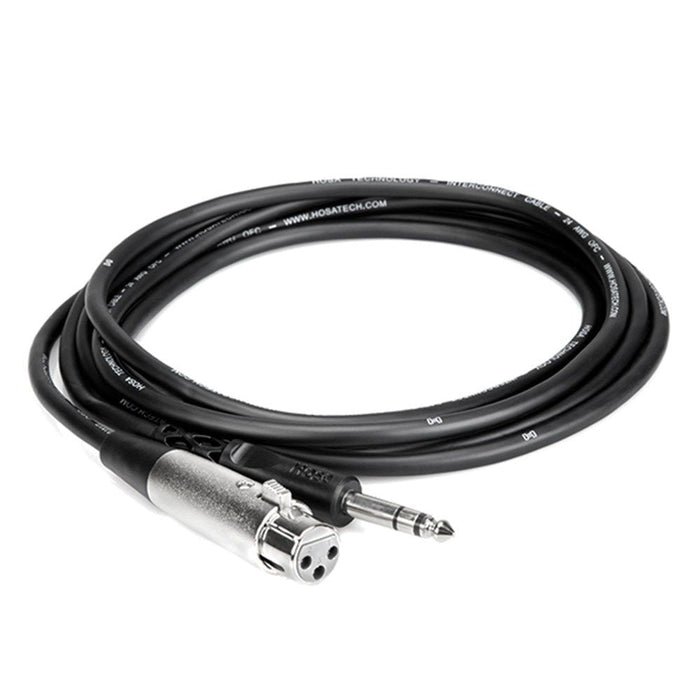 Hosa STX-110F XLR(F) to 1/4" TRS Balanced Interconnect Cable (10ft) (HOS-STX110F) - Gsus4