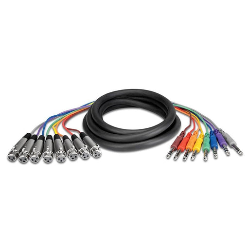Hosa STX-802F XLR(F) to 1/4" TRS Balanced Snake (8-ch 2m) (HOS-STX802F) - Gsus4