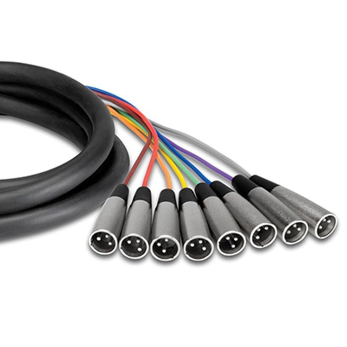 Hosa STX-804M 1/4" TRS to XLR(M) Balanced Snake (8-ch 4m) (HOS-STX804M) - Gsus4