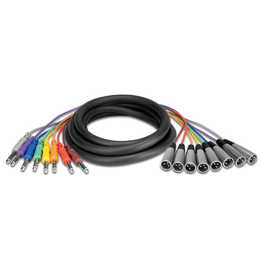 Hosa STX-804M 1/4" TRS to XLR(M) Balanced Snake (8-ch 4m) (HOS-STX804M) - Gsus4