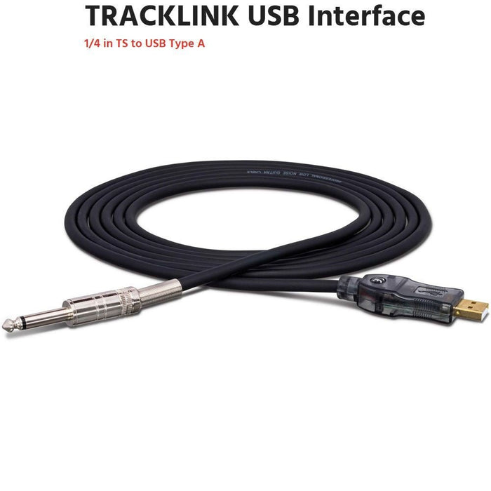 Hosa Tracklink Guitar 1/4" TS to USB Interface (HOS-USQ110) - Gsus4