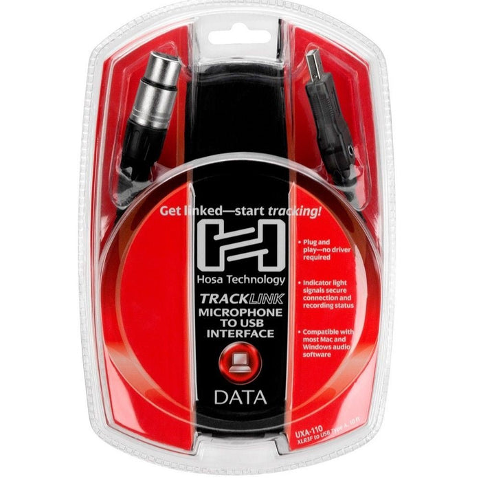 Hosa Tracklink Microphone XLR(F) to USB Interface (HOS-UXA110) - Gsus4