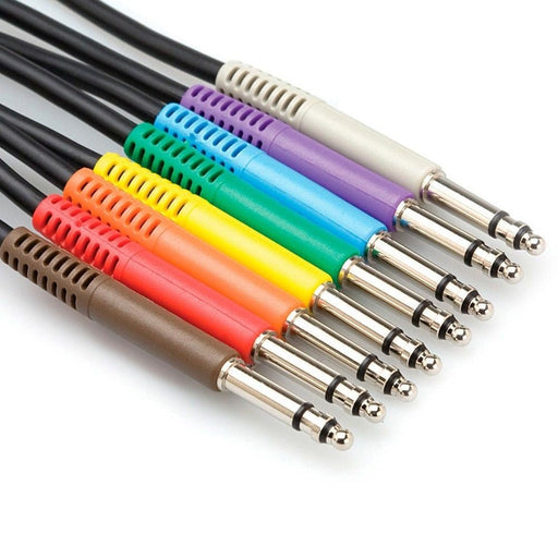 Hosa TTS890 Balanced Patch Cables for TT/Bantam Patchbays 8-Pack (3ft) (HOS-TTS890) - Gsus4