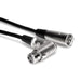 Hosa XFF1015 Right-Angle XLR(F) to XLR(M) Balanced Interconnect Cable (1.5ft) (HOS-XFF1015) - Gsus4