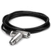 Hosa XFF1015 Right-Angle XLR(F) to XLR(M) Balanced Interconnect Cable (1.5ft) (HOS-XFF1015) - Gsus4